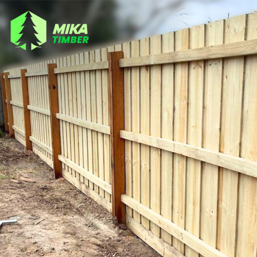 Timber fencing
