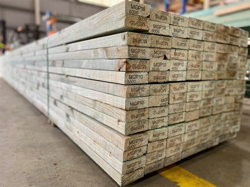 Structural timber and lumber stacks